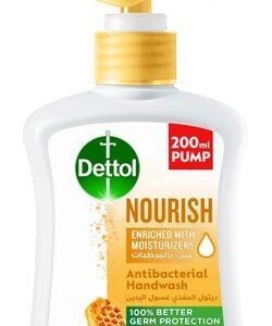 Dettol Nourish Antibacterial Hand Wash Honey & Shea Butter Scent 200 ml