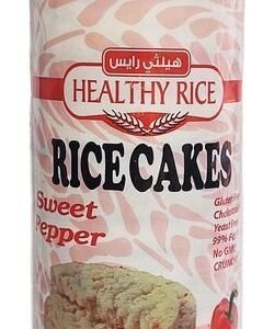 Healthy Rice Cakes Sweet Pepper Flavor - GMO free  gluten free  fat free