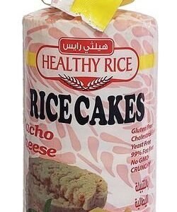Healthy Rice Cakes Nacho Cheese Flavor - GMO free  gluten free  fat free