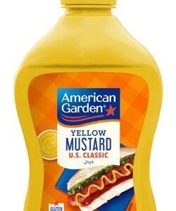 American Garden Yellow Mustard - vegan  gluten free 227 gr