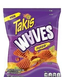 Takis Fuego Hot Chili Pepper & Lime Wavy Potato Chips 71 gr