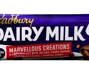 Cadbury Dairy Milk Marvellous Creations Chocolate Bar with Jelly Popping Candies 30 gr