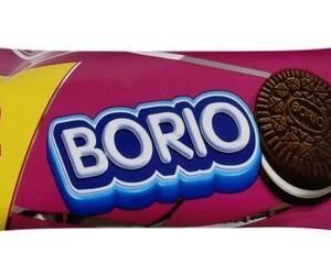 Borio Cocoa Biscuits Filled with Vanilla Cream