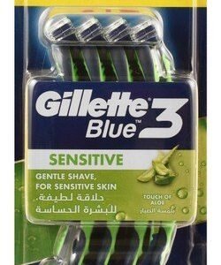 Gillette Blue 3 Disposable Razors for Sensitive Skin (6+2 Free) 8 per pack