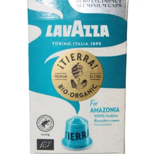 Lavazza Organic Tierra Amazonian Arabica Coffee Capsules - Intensity 8 10 coffee capsules