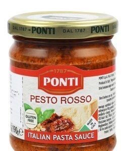 Ponti Pesto Rosso Pasta Sauce - gluten free 190 gr