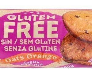 Gullon Biscuits with Oats & Orange - gluten free  lactose free  egg free 180 gr