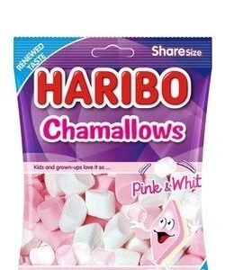 Haribo Chamallows Pink & White Marshmallows 70 gr
