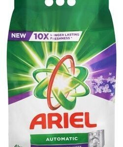 Ariel Automatic Laundry Detergent Powder Lavender Freshness Scent Front Load (3.5kg+500g Free)