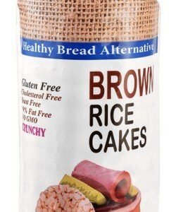 King M Brown Rice Cakes - gluten free  cholesterol free  yeast free 16 per pack