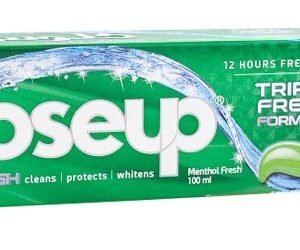 Closeup Triple Fresh Antibacterial Toothpaste Menthol Flavor