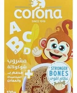 Corona Kids Chocolate Drink Powder Fortified with Vitamins & Minerals for Stronger Bones
