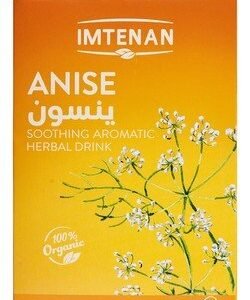 Imtenan Organic Anise Herbal Tea Bags - caffeine free