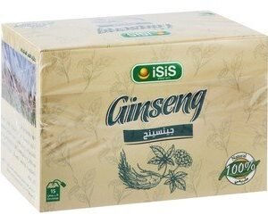 Isis Herbal Natural Ginseng Chai Tea Bags - caffeine free
