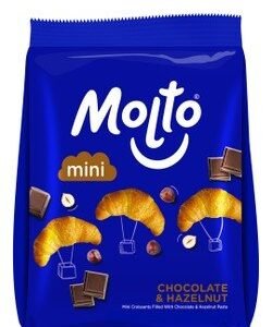 Molto Mini Croissants Filled with Chocolate & Hazelnut Paste