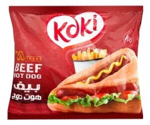 Koki Frozen Beef Hot Dogs