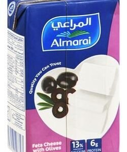 Almarai Feta Cheese Olive Flavor with Vegetable Fat