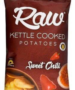 Raw Kettle Cooked Sweet Chili Potato Chips - GMO free  gluten free  cholesterol free