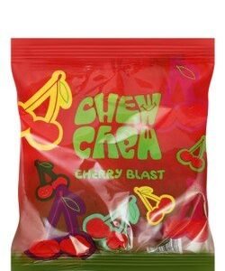 Chew Chew Cherry Blast Gummy Candies - pork derivatives free