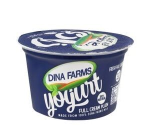 Dina Farms Natural Full Cream Plain Yogurt - preservatives free