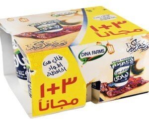 Dina Farms Fresh Full Fat Yogurt (3+1 Free)