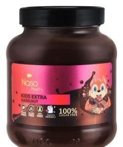 Naso Healthy Kids Extra Hazelnut & Chocolate Spread with Stevia - GMO free  sugar free  gluten free
