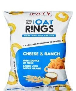 KAYY Baked Cheese & Ranch Oat Rings - GMO free  artificial colors free  preservatives free