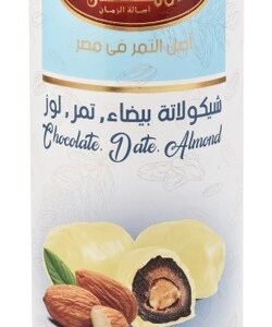Al Tahhan Dates Filled with Almonds & Coated with White Chocolate