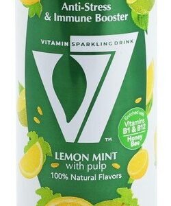V7 Anti-Stress & Immune Booster Vitamin Sparkling Drink Lemon Mint Flavor with Pulp