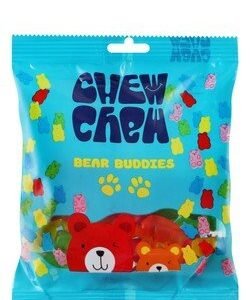 Chew Chew Gummy Bear Candies Fruit Flavor - pork fat free  pork derivatives free