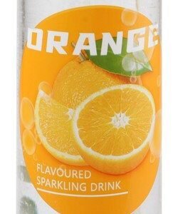 Elisha Sparkling Water Orange Flavor - artificial colors free  saccharin free