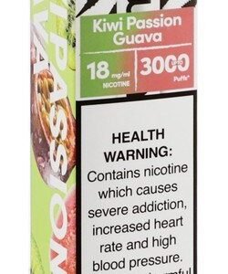 Waka Solo 2 3000 Puffs Disposable Vape Kiwi Passion Guava Flavor (18mg/ml)