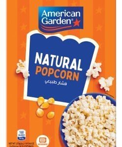 American Garden Microwavable Natural Popcorn (3 Sachets)