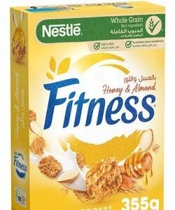 Fitness Wholegrain Cereal with Oats  Honey & Almonds - artificial flavors free  artificial colors free