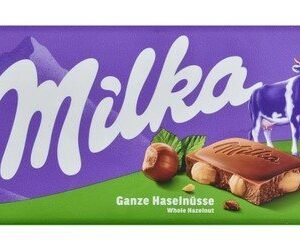 Milka Chocolate Slab with Whole Hazelnuts
