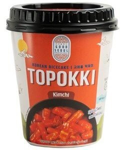 Good Seoul Instant Topokki Korean Rice Cake Kimchi Flavor