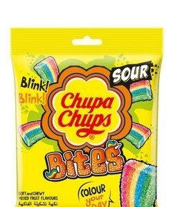 Chupa Chups Sour Gummy Bites Mixed Fruit Flavor