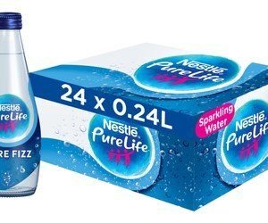 Nestle Pure Life Sparkling Water Glass Bottles (24x240ml)