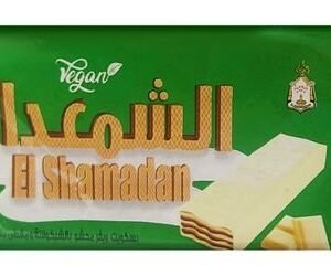 El Shamadan Wafers Coated & Filled with Chocolate - vegan