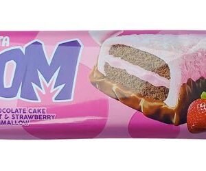 Novy Torta Boom Chocolate Coated Cake with Strawberry & Coconut Cream