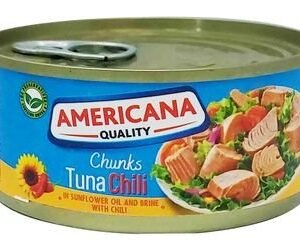 Americana Tuna Chunks with Chili In Sunflower Oil & Brine