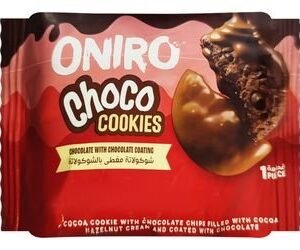 Oniro Chocolate Covered Cocoa Cookies Filled with Cocoa Hazelnut Cream