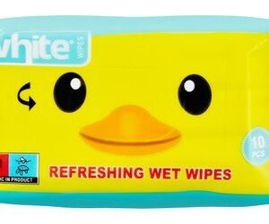 White Refreshing Wet Wipes
