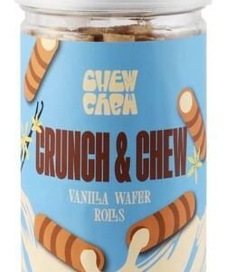 Chew Chew Crunchy Wafer Rolls Filled with Vanilla Cream