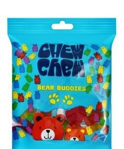 Chew Chew Gummy Bear Candies Fruit Flavor - pork fat free  pork derivatives free