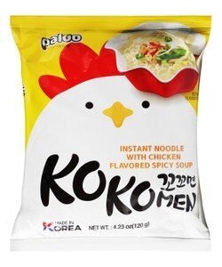 Paldo Kokomen Instant Noodles Spicy Chicken Soup Flavor