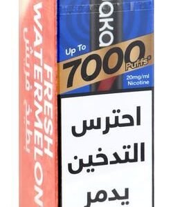 Waka Go 7000 Puffs Disposable Vape Fresh Watermelon Flavor (20mg/ml)