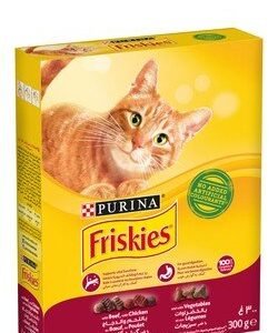 Purina Friskies Dry Food with Beef & Chicken for Adult Cats