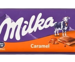 Milka Milk Chocolate Slab with Caramel