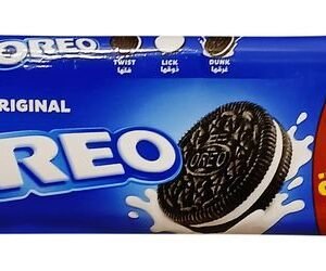 Oreo Original Cocoa Biscuits Filled with Vanilla Cream (2+1 Free)